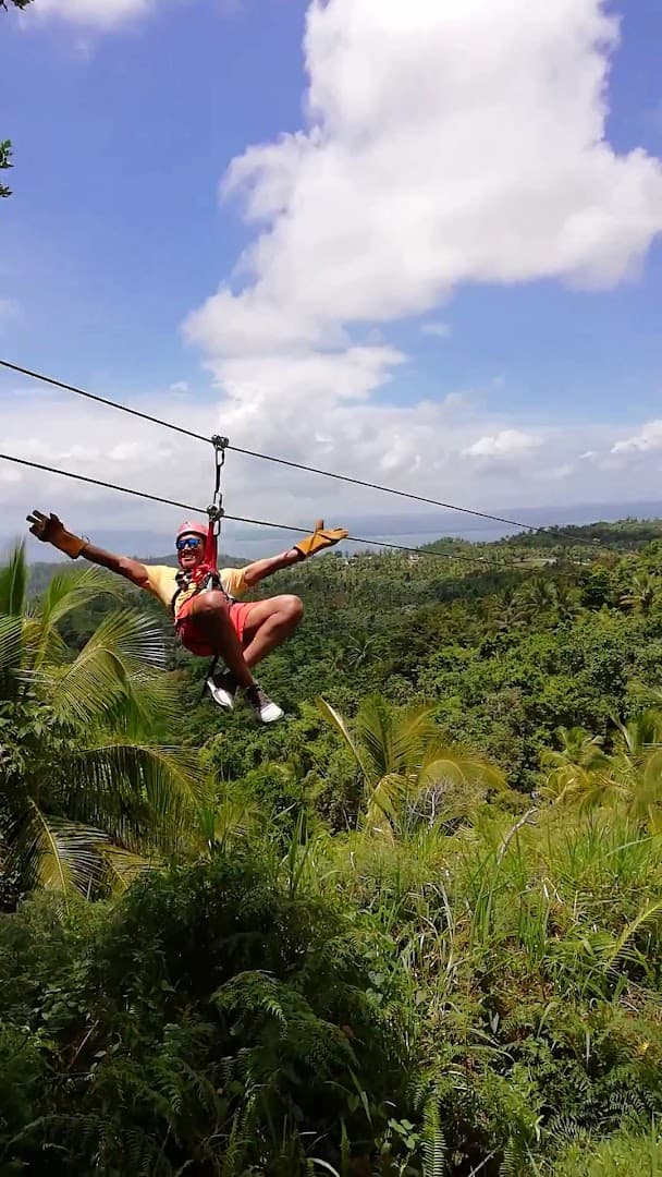 Zipline Canopy Tour over Samaná Bay